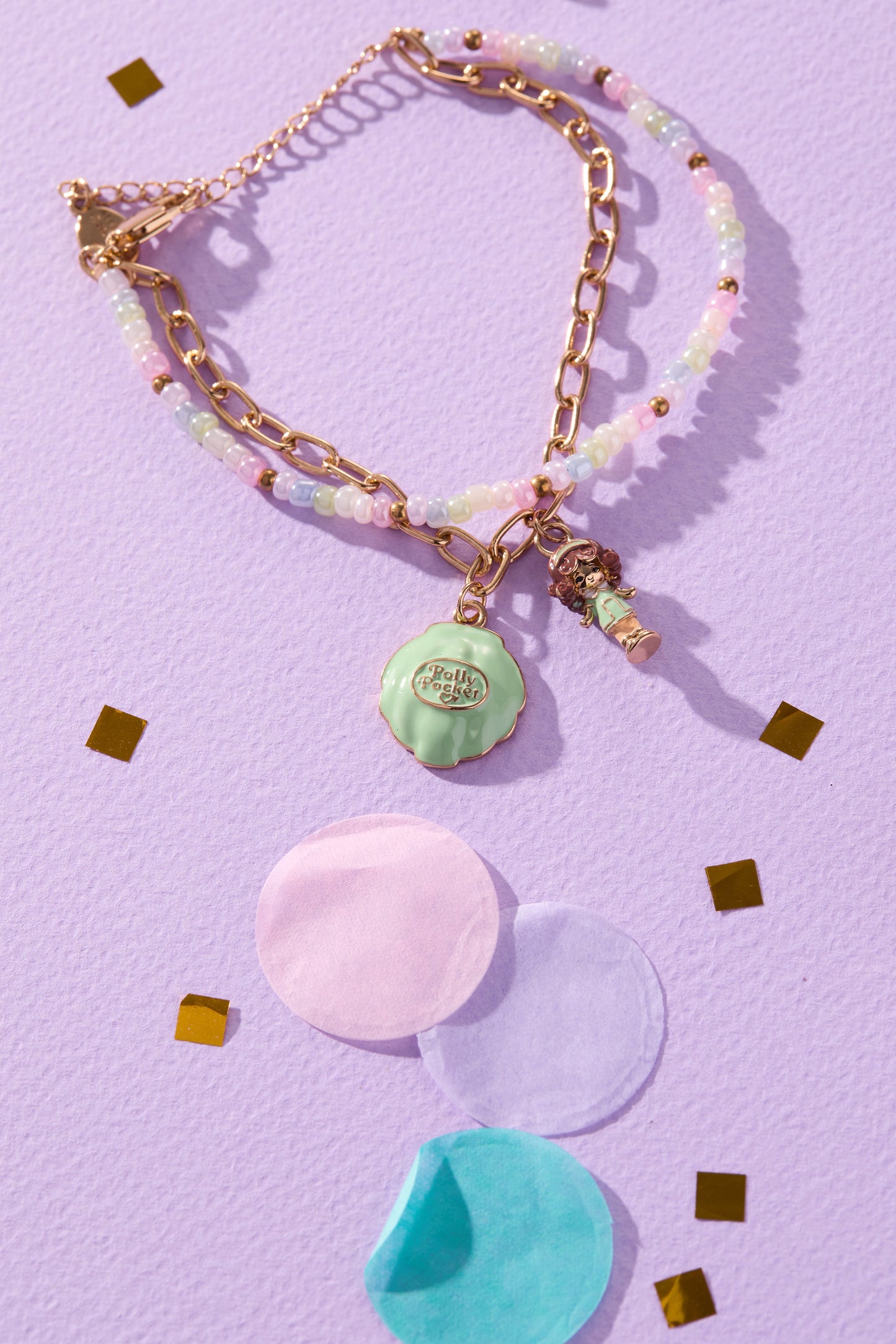 Polly Pocket™ 2 Row Charm Bracelet