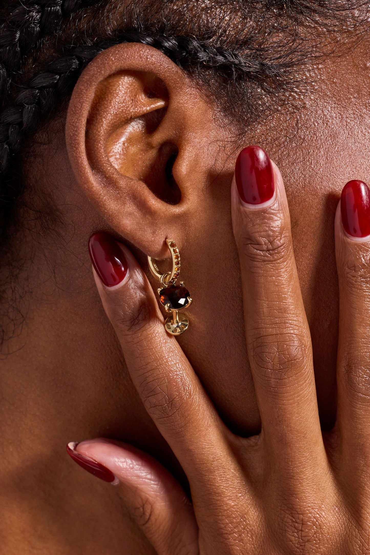 Espresso Martini Interchangeable Charm Huggie Hoop Set of 2