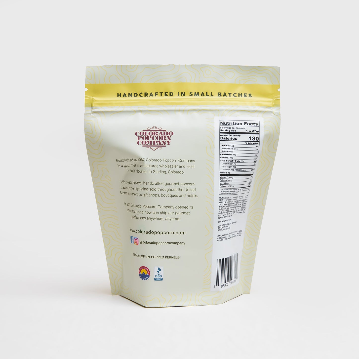 Chocolate English Toffee Popcorn