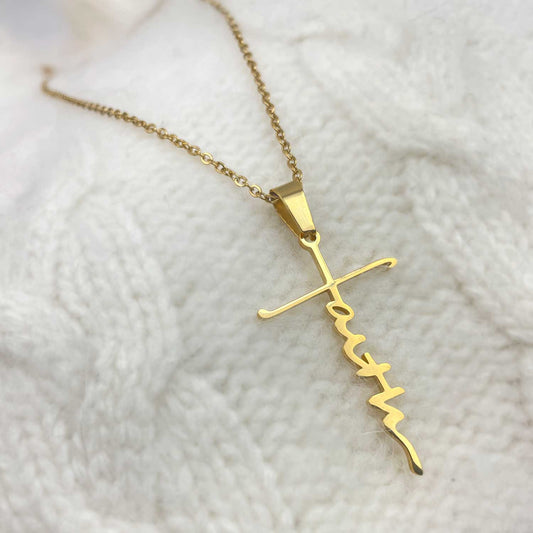 Faith Cross Necklace