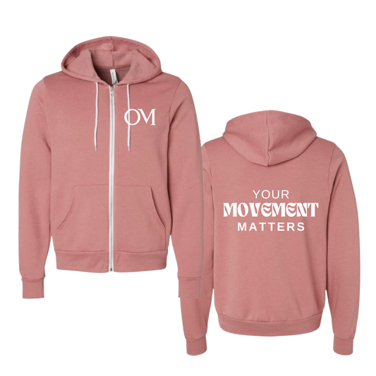 (Preorder) OM Your Movement Matters Zip Up