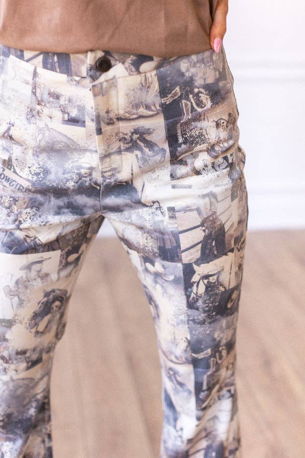 Cowgirl Print Pants