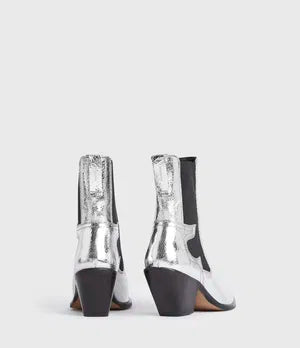 ALLSAINTS Sara Ankle Boot Silver