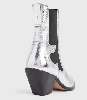 ALLSAINTS Sara Ankle Boot Silver