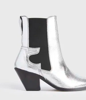 ALLSAINTS Sara Ankle Boot Silver